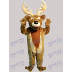 Cute Christmas Elk Deer Mascot Costume