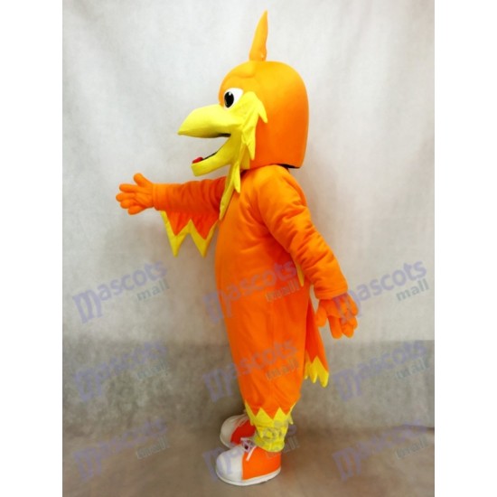 Phénix orange Mascotte Costume