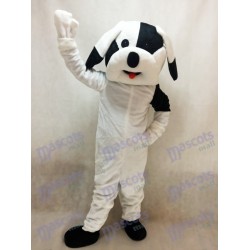 Black-and-White Dog Mascot Costume