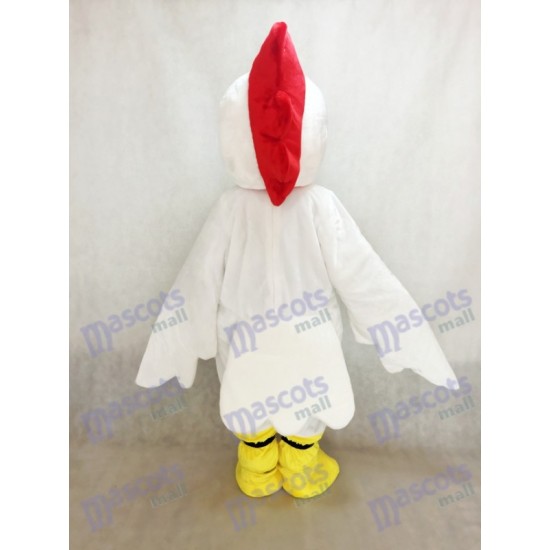 White Chicken Mascot Costume Animal