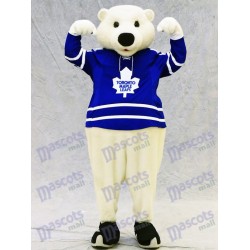 Carlton l'ours des Maple Leafs de Toronto Ours polaire Mascotte Costume Animal