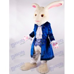 Lapin blanc de Pâques d'Alice au pays des merveilles Mascotte Costume Animal