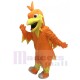 Orange Phoenix Mascot Costume