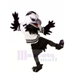Black Eagle Falcon Mascot Costume