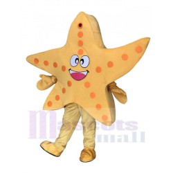 estrella de mar amarilla Disfraz de mascota Mar, oceano