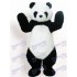 Panda de peluche blanco y negro Disfraz de mascota