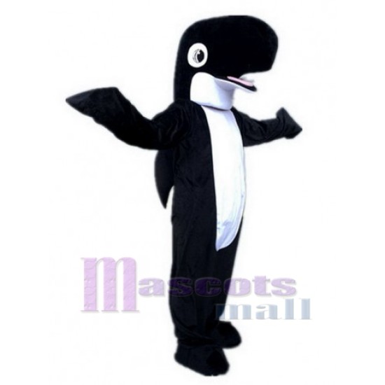orca ballena negra Disfraz de mascota