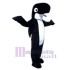 Orque baleine noire Mascotte Costume