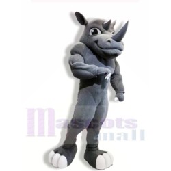 Powerful Rhino Mascot Costume Animal