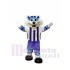 College Blue Tiger Mascot Costume