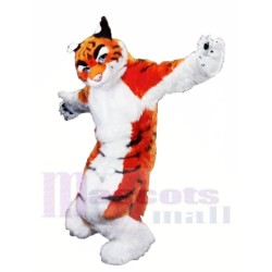 High Quality Furry Tiger Mascot Costume