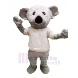 Furry Grey Koala Mascot Costume