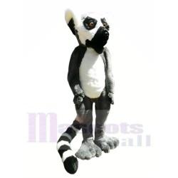 Hochwertiger pelziger Lemur Maskottchenkostüm