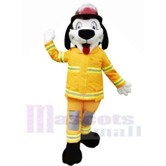 Lindo perro del departamento de bomberos Disfraz de mascota