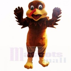 Brown Turkey Mascot Costume