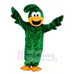 Green Roadrunner Bird Mascot Costume