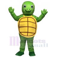 New Green Happy Turtle Mascot Costume