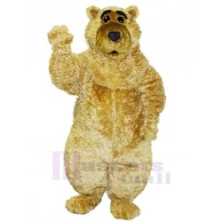 Boris Bear Curly Mascot Costume