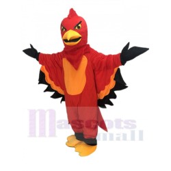 Nuevo Thunderbird rojo y naranja Disfraz de mascota