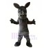 Grey Rhino with Big Eyes Mascot Costume