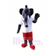 Éléphant gris puissant Mascotte Costume