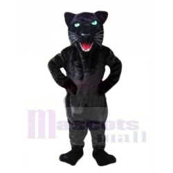 Schwarzer Panther Maskottchenkostüm Tier