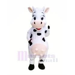 Beautiful Cow Mascot Costume Cartoon