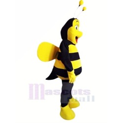 Bonne abeille jaune et noire Costume de mascotte