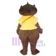 Wombat in Yellow Shirt Mascot Costume