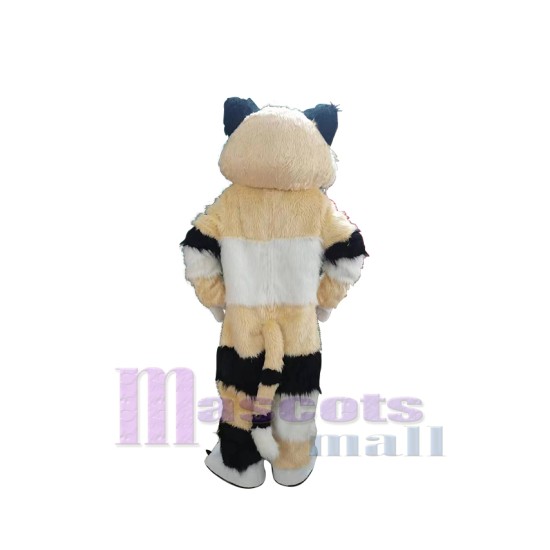 Nette lange Pelz-bunte Katze Maskottchen-Kostüm Tier