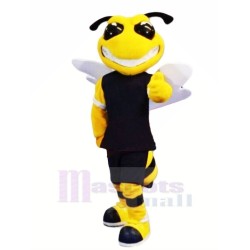 Poderosa abeja deportiva Disfraz de mascota Dibujos animados