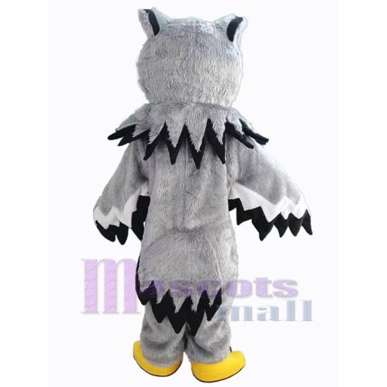 Hibou gris Mascotte Costume Animal
