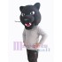 Black Leopard Head Only Panther Mascot Costume Animal