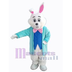 Lapin Wendell de Pâques avec des lunettes pour la célébration Mascotte Costume Animal