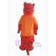 Tiger with Blue Stripes Mascot Costume Animal