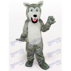 Grauer Wolf Erwachsene Maskottchen Kostüm Tier