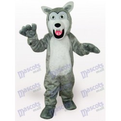 Grauer Wolf Erwachsene Maskottchen Kostüm Tier