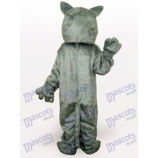 Loup gris Adulte Costume de mascotte Animal