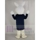 Kaninchen im blauen Anzug Osterhase Maskottchen Kostüm