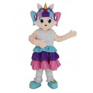 Costume de mascotte géante de licorne de poupée LOL Dessin animé