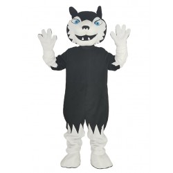 Black Wolf Player Mascot Costume Animal