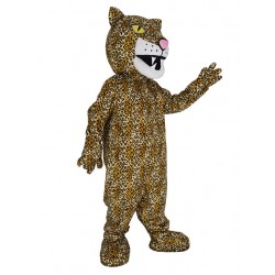 Fierce Jaguar Panther Mascot Costume Animal