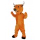 Animal robusto del traje de la mascota del toro anaranjado
