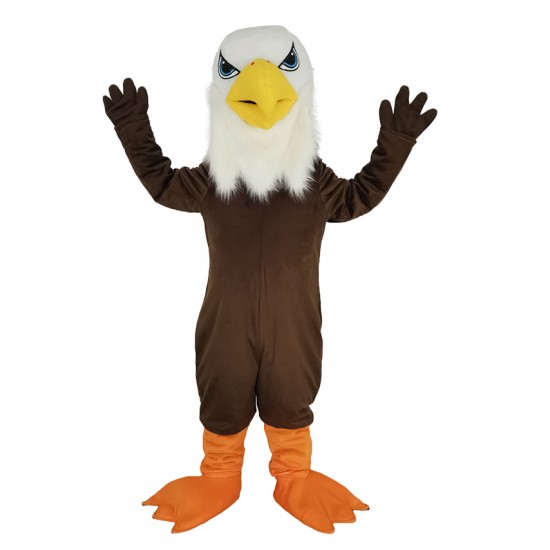 White Head Arnold Eagle Mascot Costume
