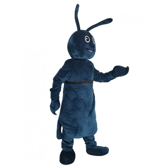 Dunkelblaues Käfer Maskottchen Kostüm