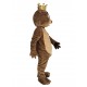 Disfraz de mascota oso marrón King Billy Bob