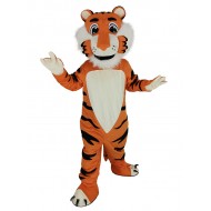 Disfraz de mascota de tigre naranja amigable Animal