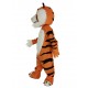 Freundliches Orange Tiger Maskottchen Kostüm Tier