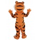 Friendly Orange Tiger Mascot Costume Animal