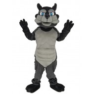 Power Muscle Wolf Maskottchen Kostüm Tier